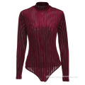 China Women Bodysuit Long Sleeve Women Top Factory